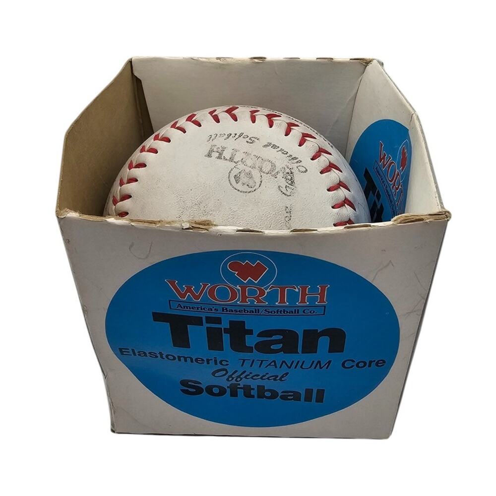 One VTG Worth Blue Dot Titan Softball Elastomeric Core MSP-47 ASA w Original Box